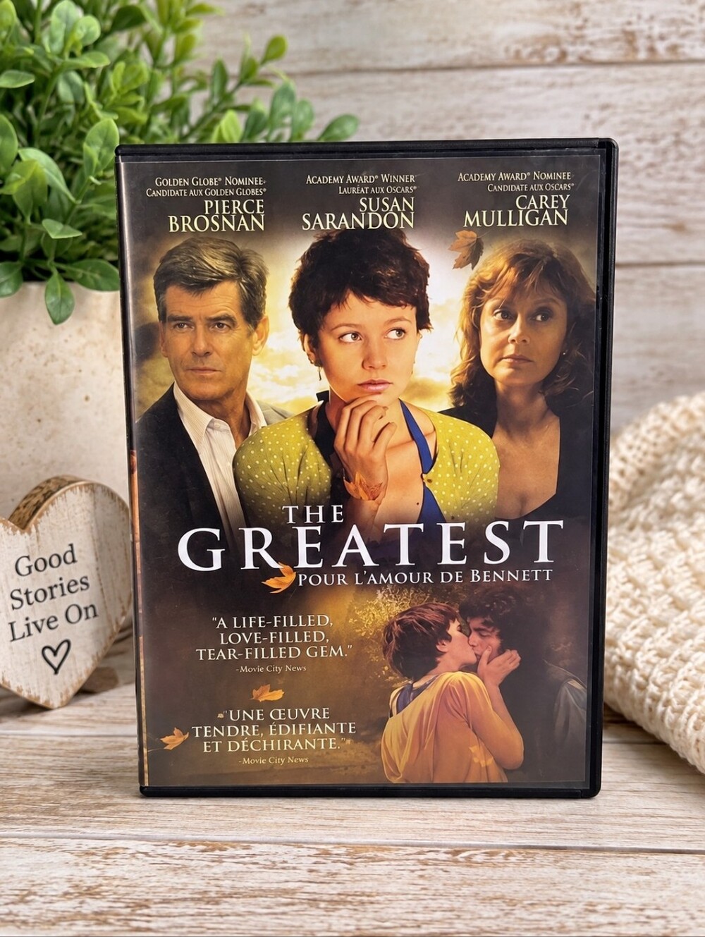 The Greatest (2009) DVD | Pierce Brosnan Susan Sarandon Carey Mulligan